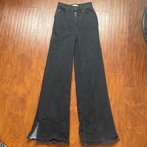 Wide leg jeans